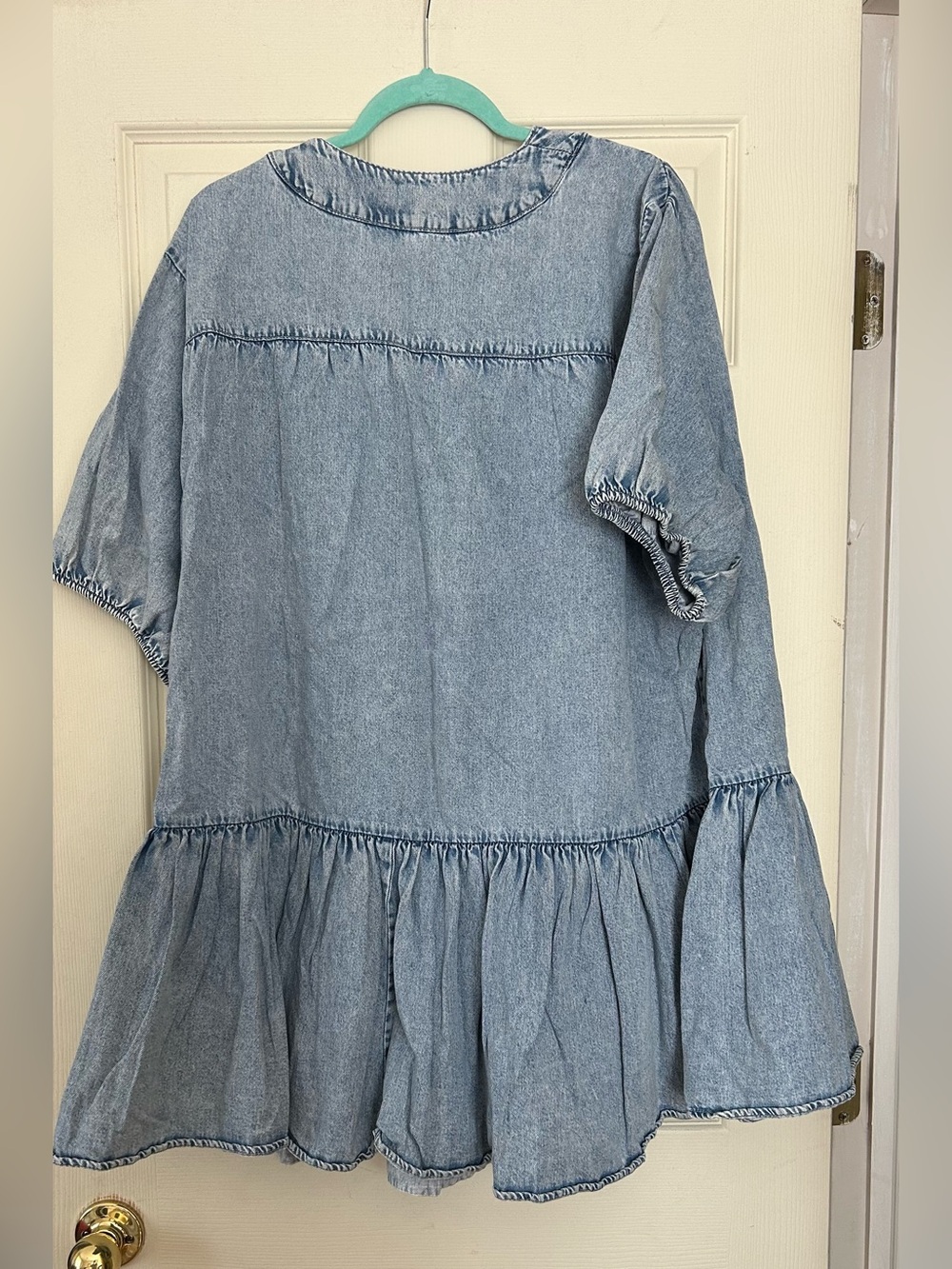 H&M Divided blue denim cotton dress - Picture 5 of 5